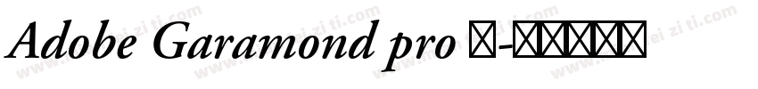 Adobe Garamond pro 加字体转换